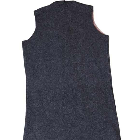 Benedetta B. gray sweater sleeveless cardigan size S - Picture 4 of 9